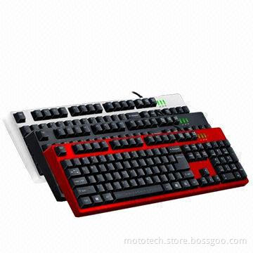 Wired high-cap gaming keyboard